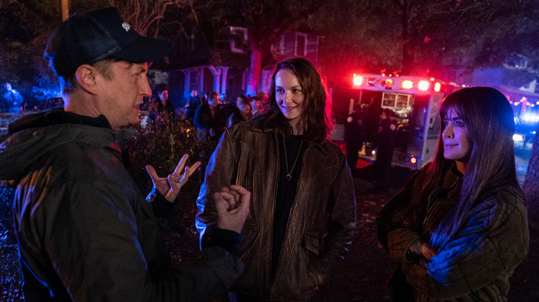 David Gordon Green directing Andi Matichak and Kyle Richards