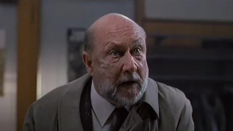 Dr. Loomis looking panicked