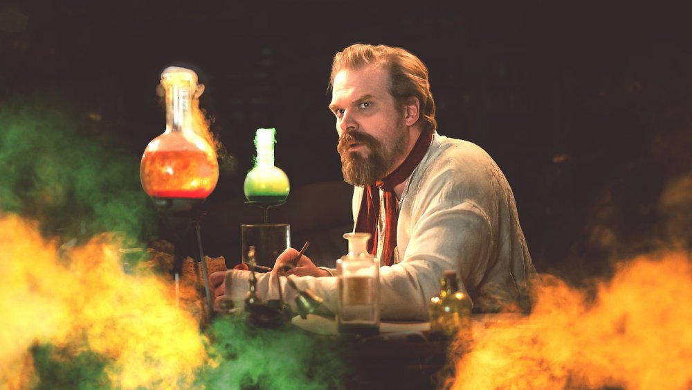 David Harbour as David Harbour Jr. in Frankenstein's Monster's Monster, Frankenstein