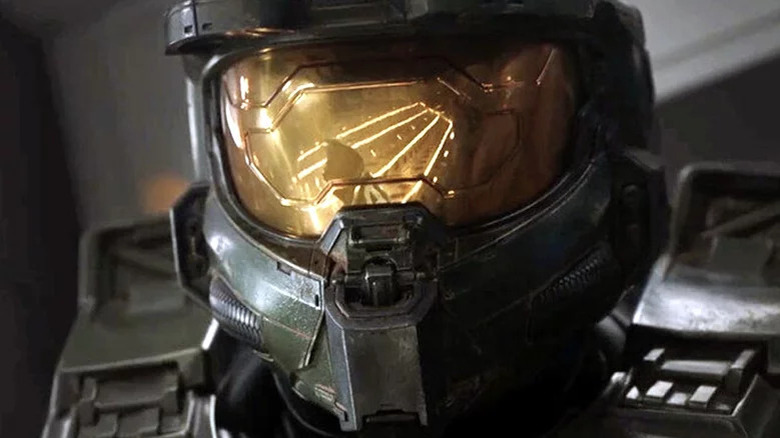 Master Chief with helmet on