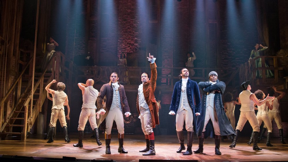 Lin-Manuel Miranda and the cast of Hamilton