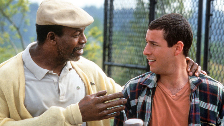 Carl Weathers talks to Adam Sandler