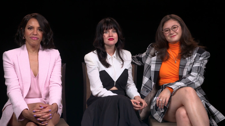 Sara Zwangobani, Markella Kavenagh, and Megan Richards