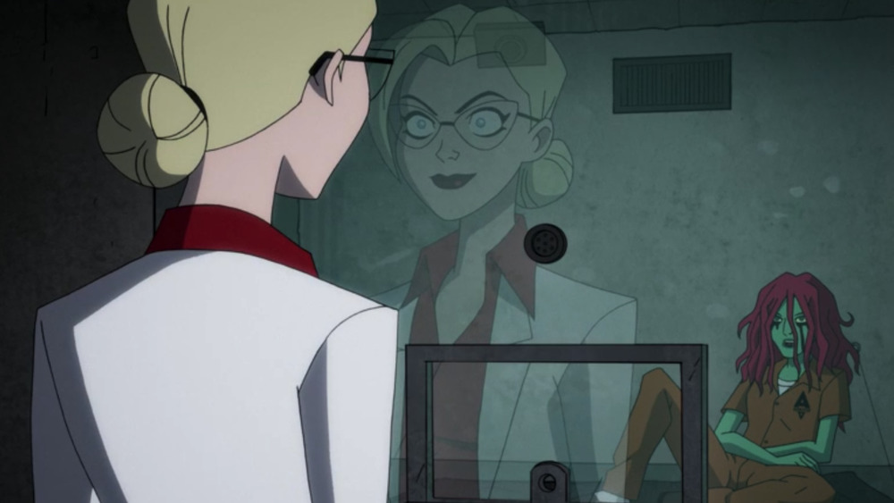 Harleen visits Ivy in Arkham