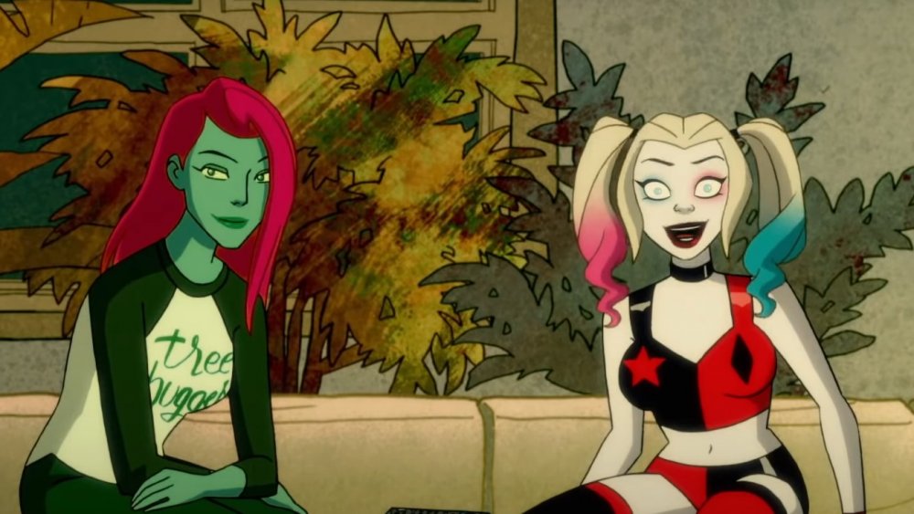 Poison Ivy and Harley Quinn in the Harley Quinn animated series