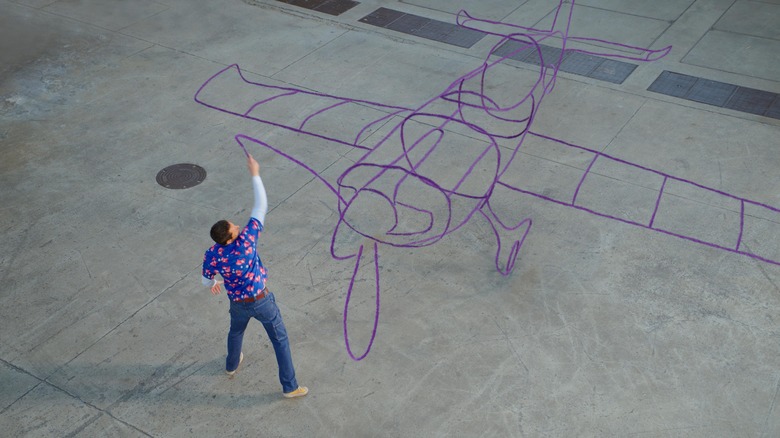 Harold drawing plane