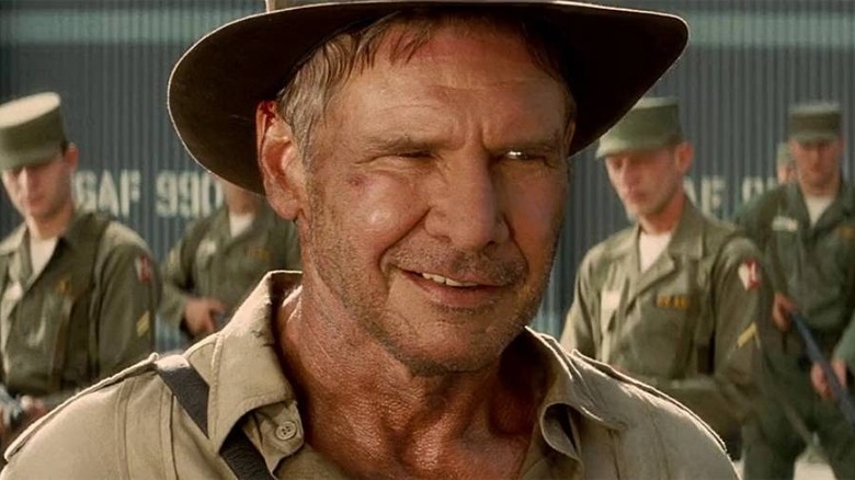 Indiana Jones grinning