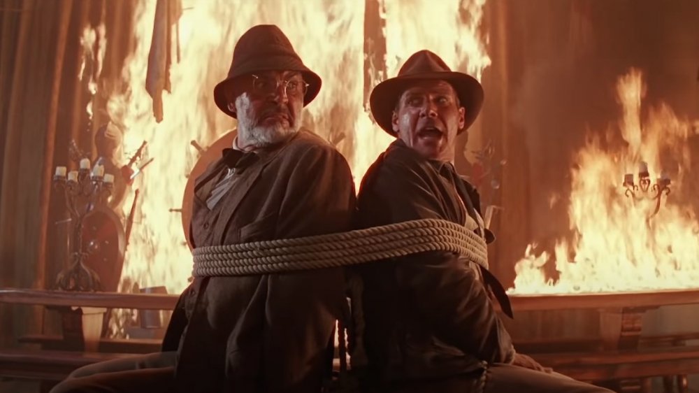 Harrison Ford and Sean Connery in Indiana Jones and the Last Crusade