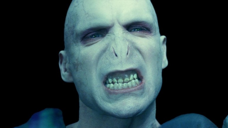 Voldemort grimacing