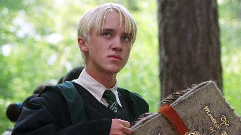 Draco taunts Hagrid