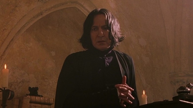 Snape looking grouchy