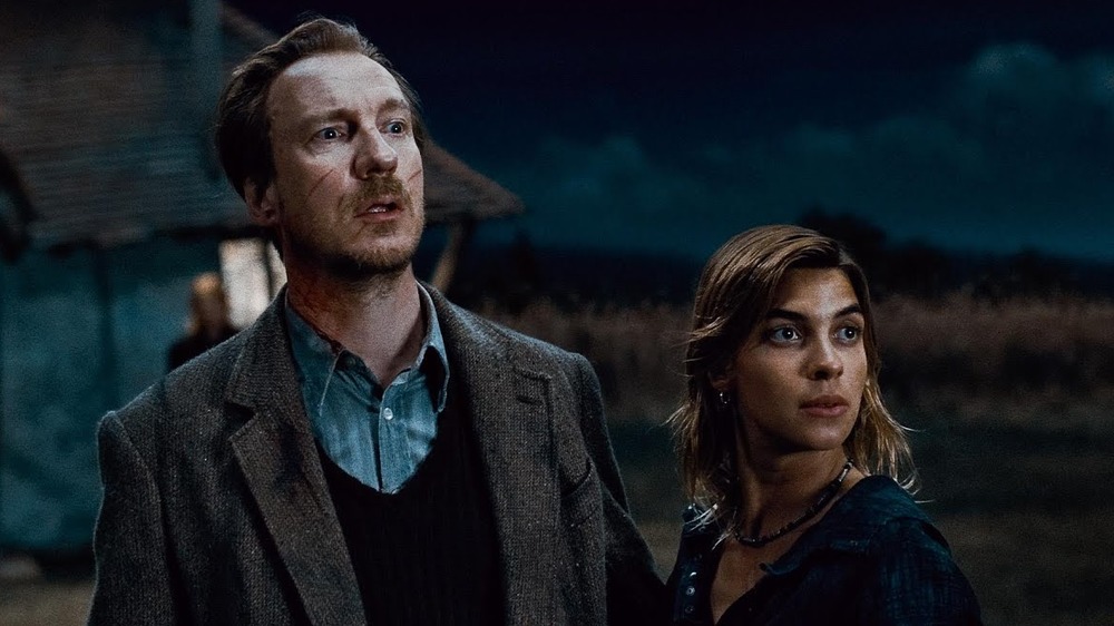 David Thewlis and Natalia Tena in Harry Potter