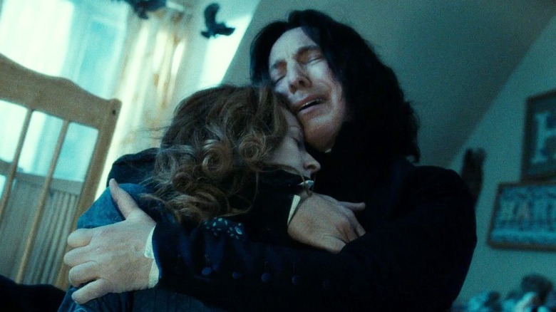 Snape holding Lily