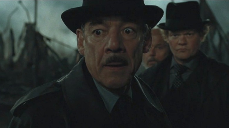 Barty Crouch Sr. with a shocked expression