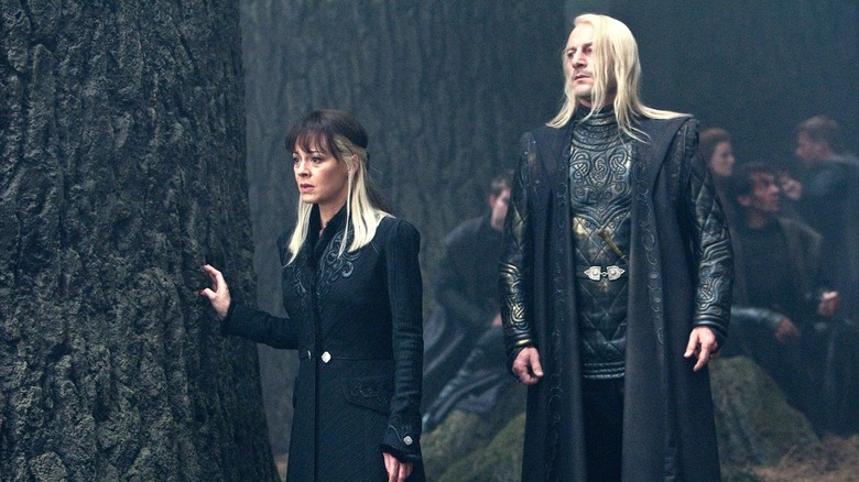 Narcissa Lucius in forest