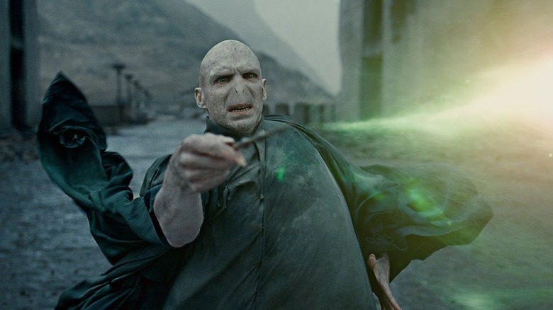 Voldemort casting spell