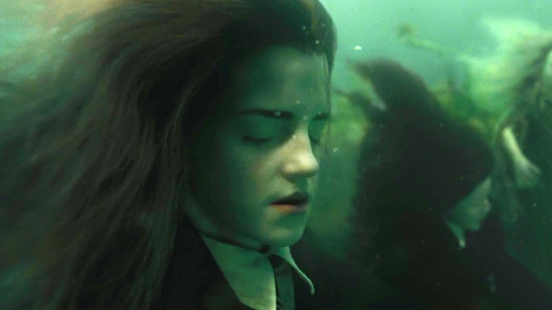 Hermione Granger unconscious in the Black Lake