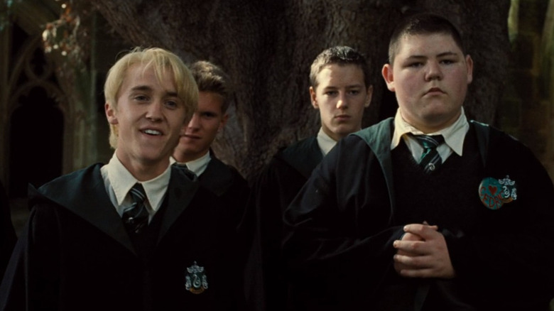 Slytherins gathered together