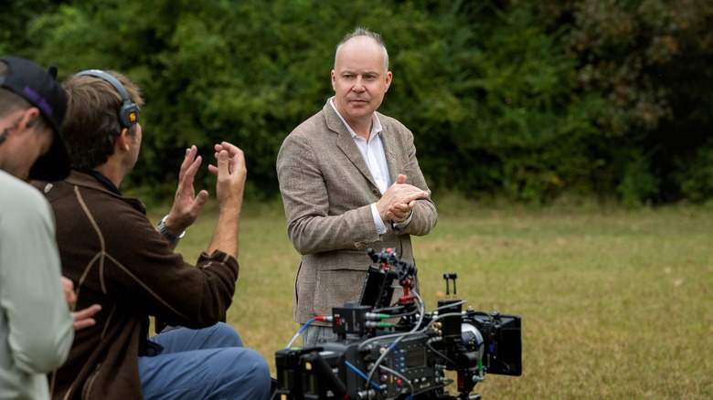 David Yates standing by the camera