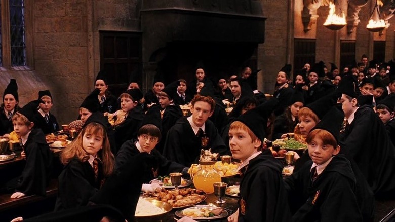 The students at Hogwarts