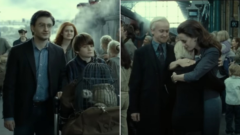 Potter family left Malfoy family right