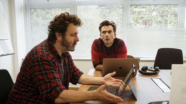 David Tennant and Michael Sheen Staged