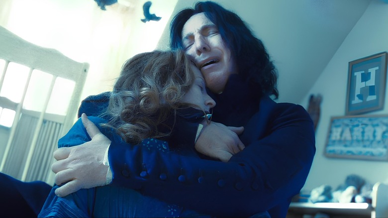 Severus Snape holding Lily Evans