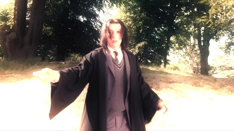 Young Severus Snape looking afraid