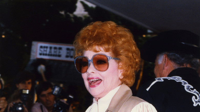 Lucille Ball smiling