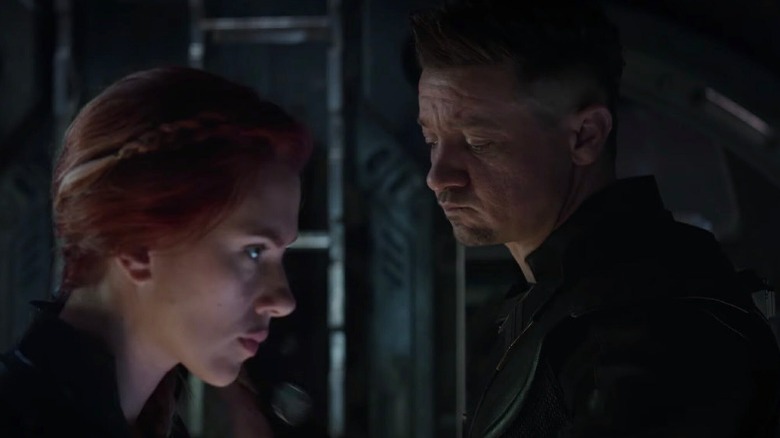 Scarlett Johansson and Jeremy Renner in 'Avengers: Endgame'