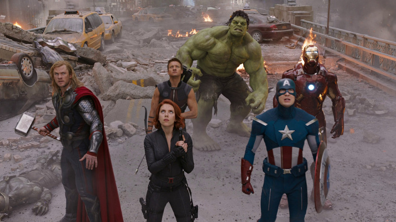 The Avengers assemble