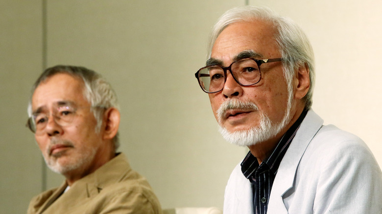 Toshio Suzuki and Hayao Miyazaki