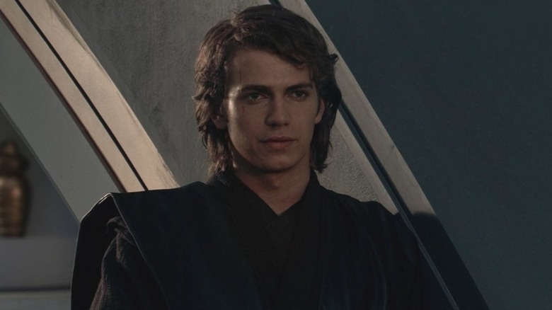 Anakin Skywalker looking forward