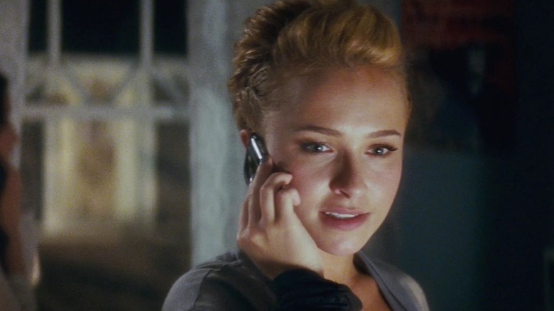 Hayden on the phone