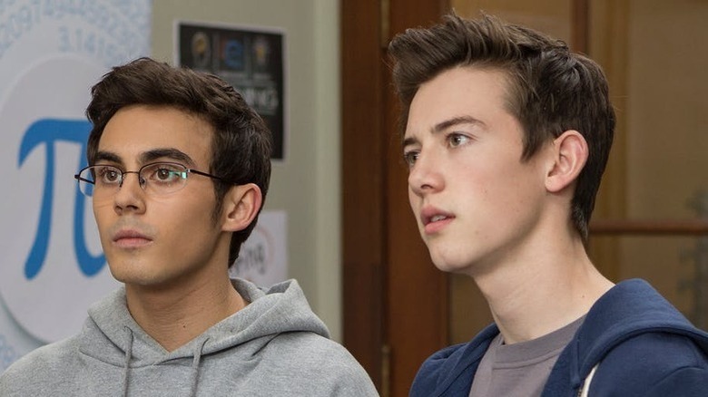 Tyler Alvarez and Griffin Gluck standing together