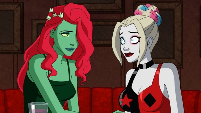 Harley Quinn and Poison Ivy talking