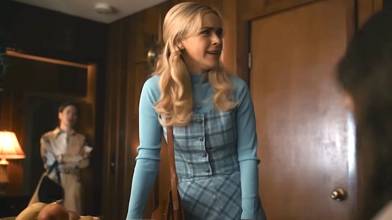 White House Plumbers' Kiernan Shipka looking mad