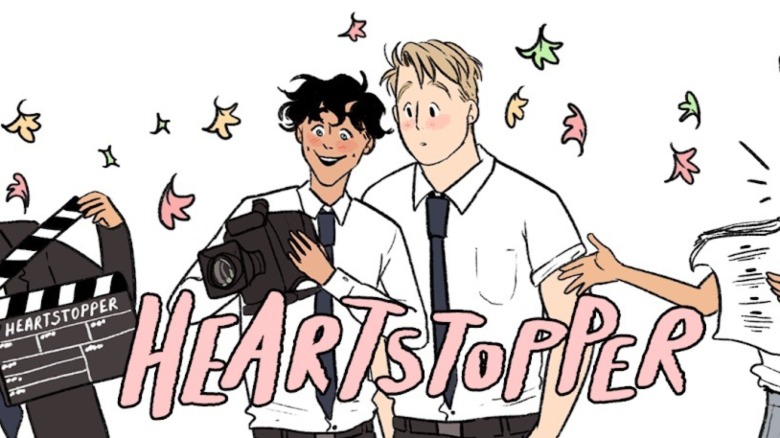 Heartstopper Nick and Charlie illustrated