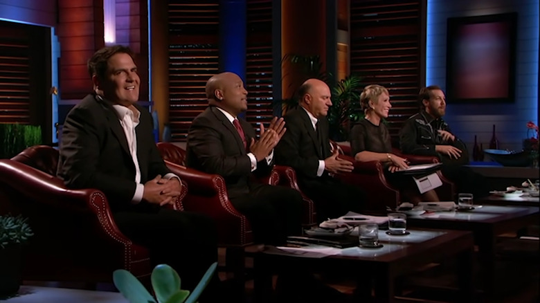 Sharks fighting on Shark Tank