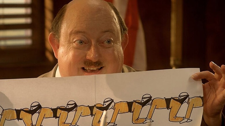 Human centipede drawing