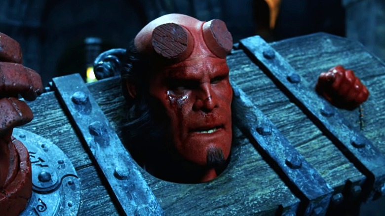 Hellboy imprisoned