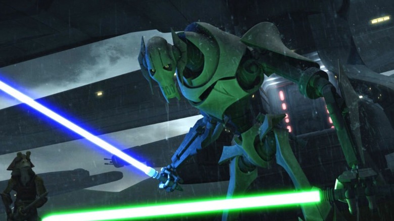 General Grievous in rain