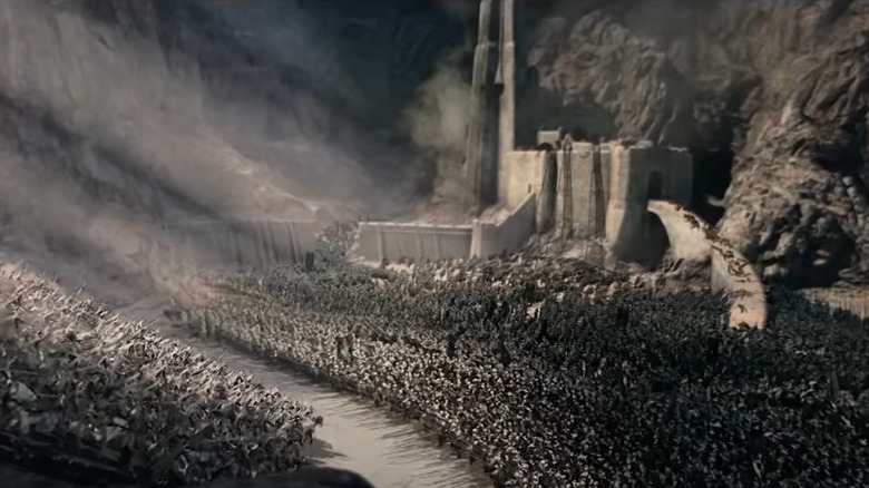 The fortress of Helm's Deep