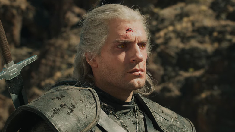 Geralt looks troubled