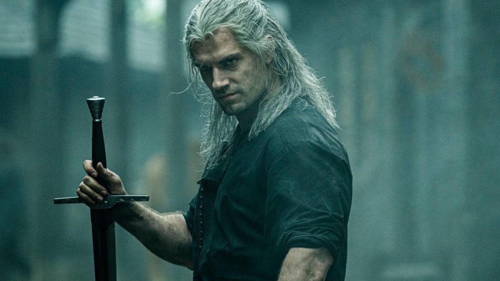 Henry Cavill as the magically-enhanced monster-hunter Geralt of Rivia on The Witcher