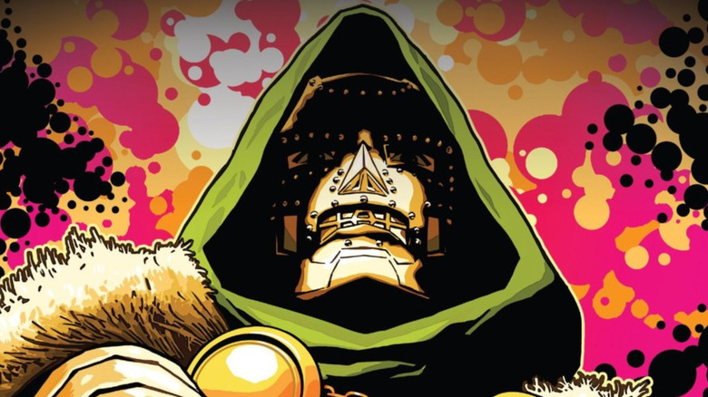 Doctor Doom looming over the reader