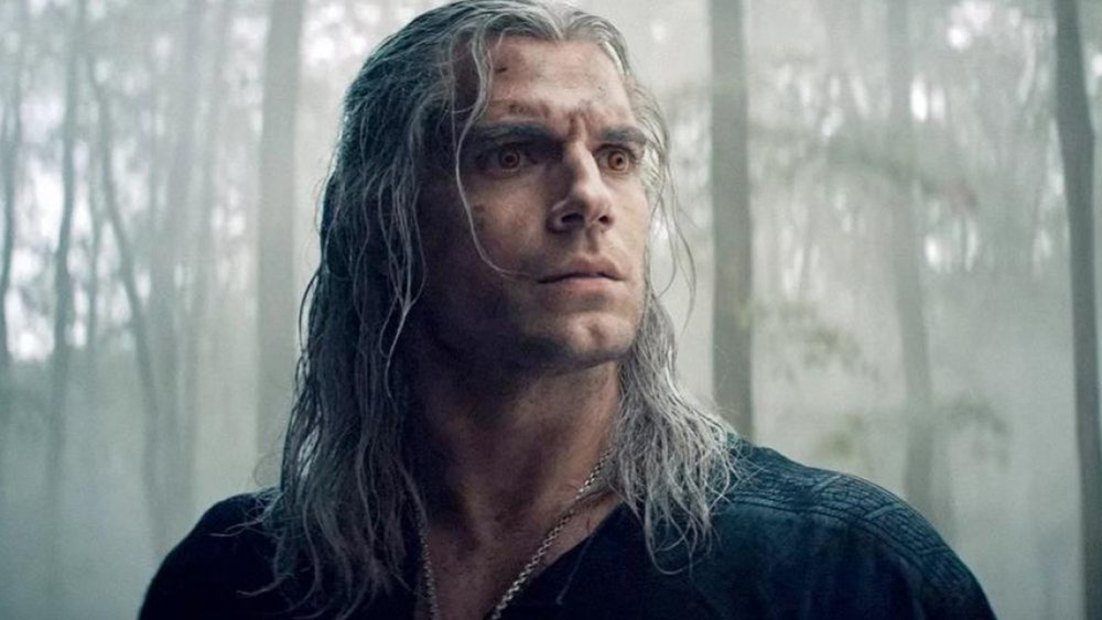 Henry Cavill Geralt forest surprised