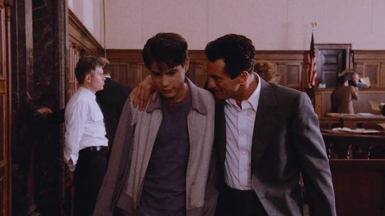 Jimmy consoles a young Henry after his court hearing