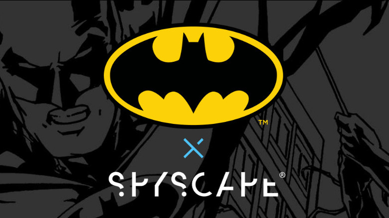 The Skyscape and Batman logos 