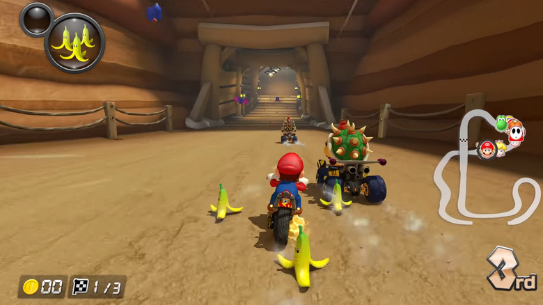 Mario Kart racing